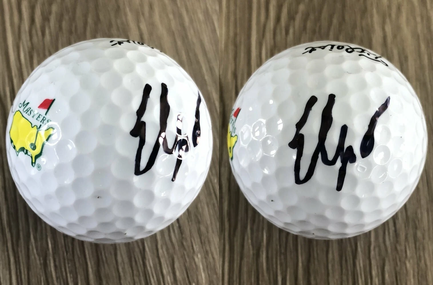 ELI MANNING SIGNED AUTOGRAPH TITLEIST PRO V1 MASTERS LOGO GOLF BALL A w/PROOF