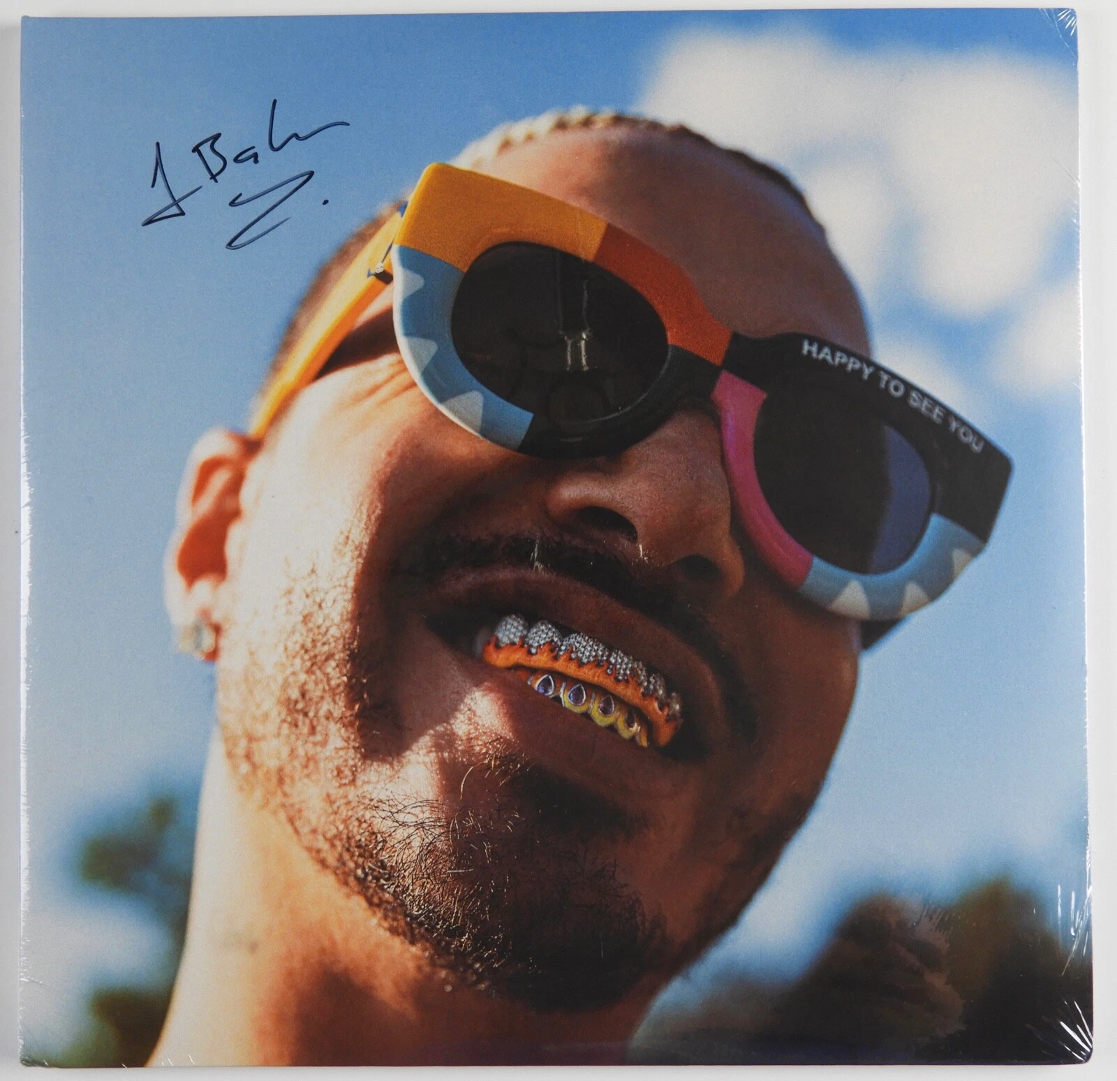 J Blavin Signed Autograph Album Record Vinyl Happy To See You JSA