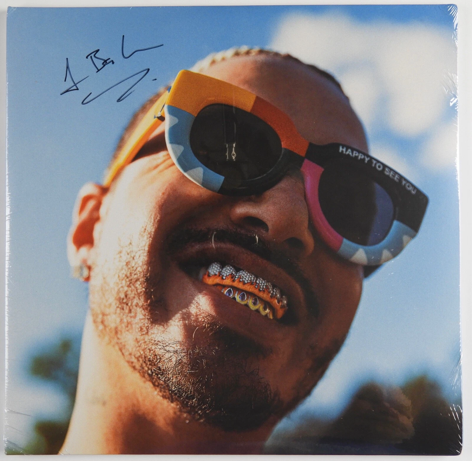 J Blavin Signed Autograph Album Record Vinyl Happy To See You JSA