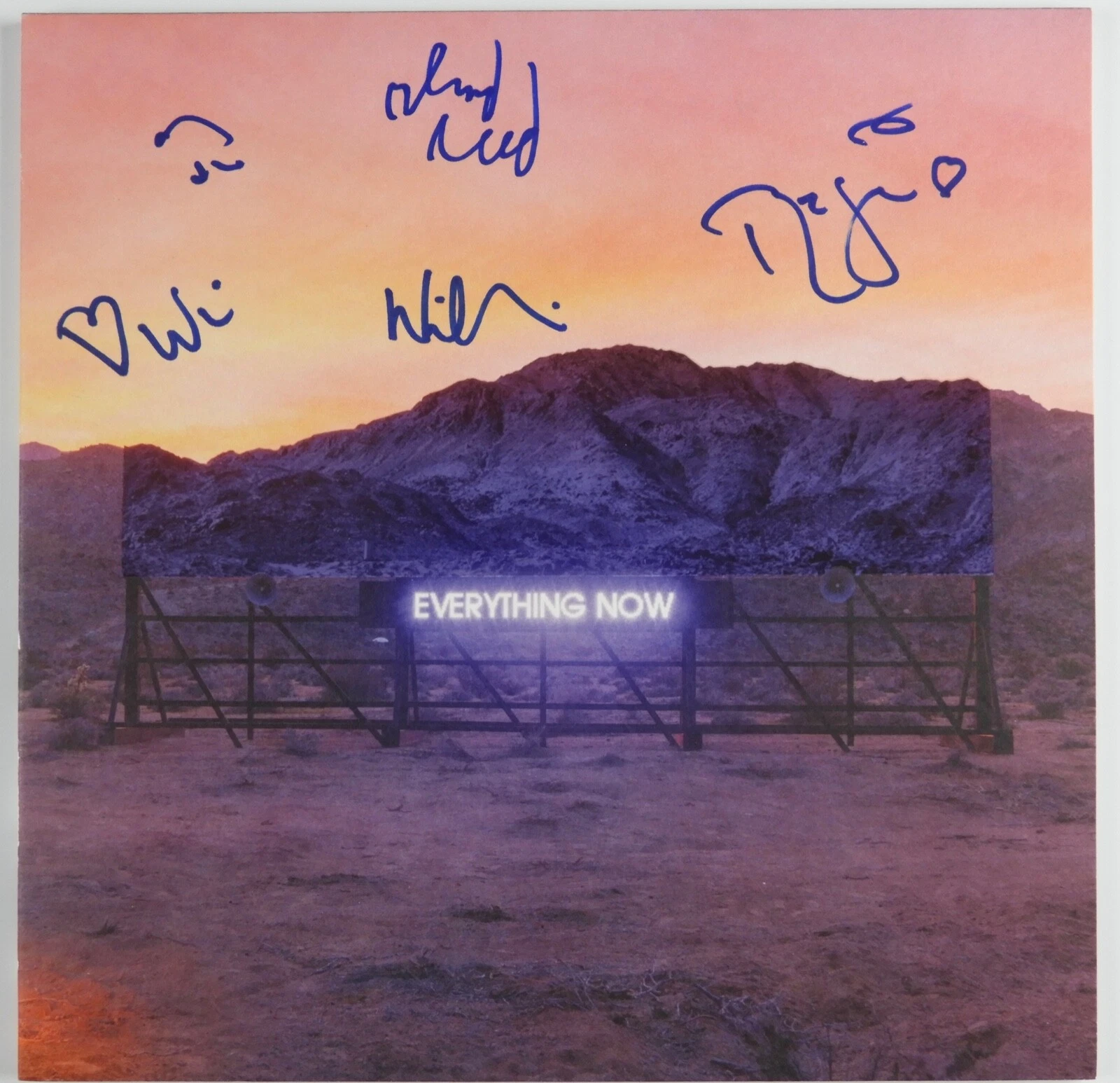 Arcade Fire Fully Group Signed Autograph Record Vinyl Album Everything Now