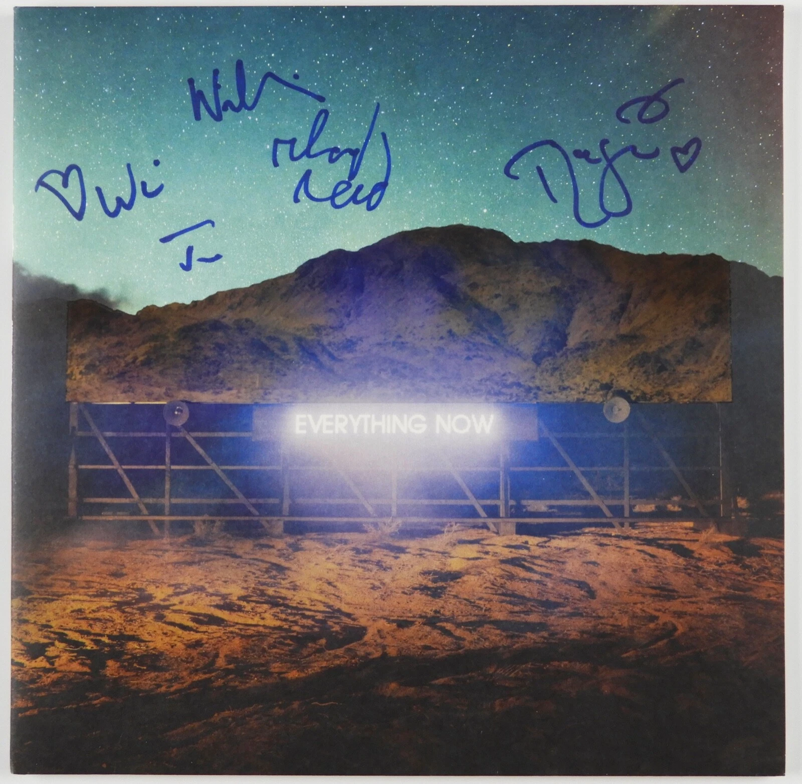 Arcade Fire Fully Group Signed Autograph Record Vinyl Album Everything Now
