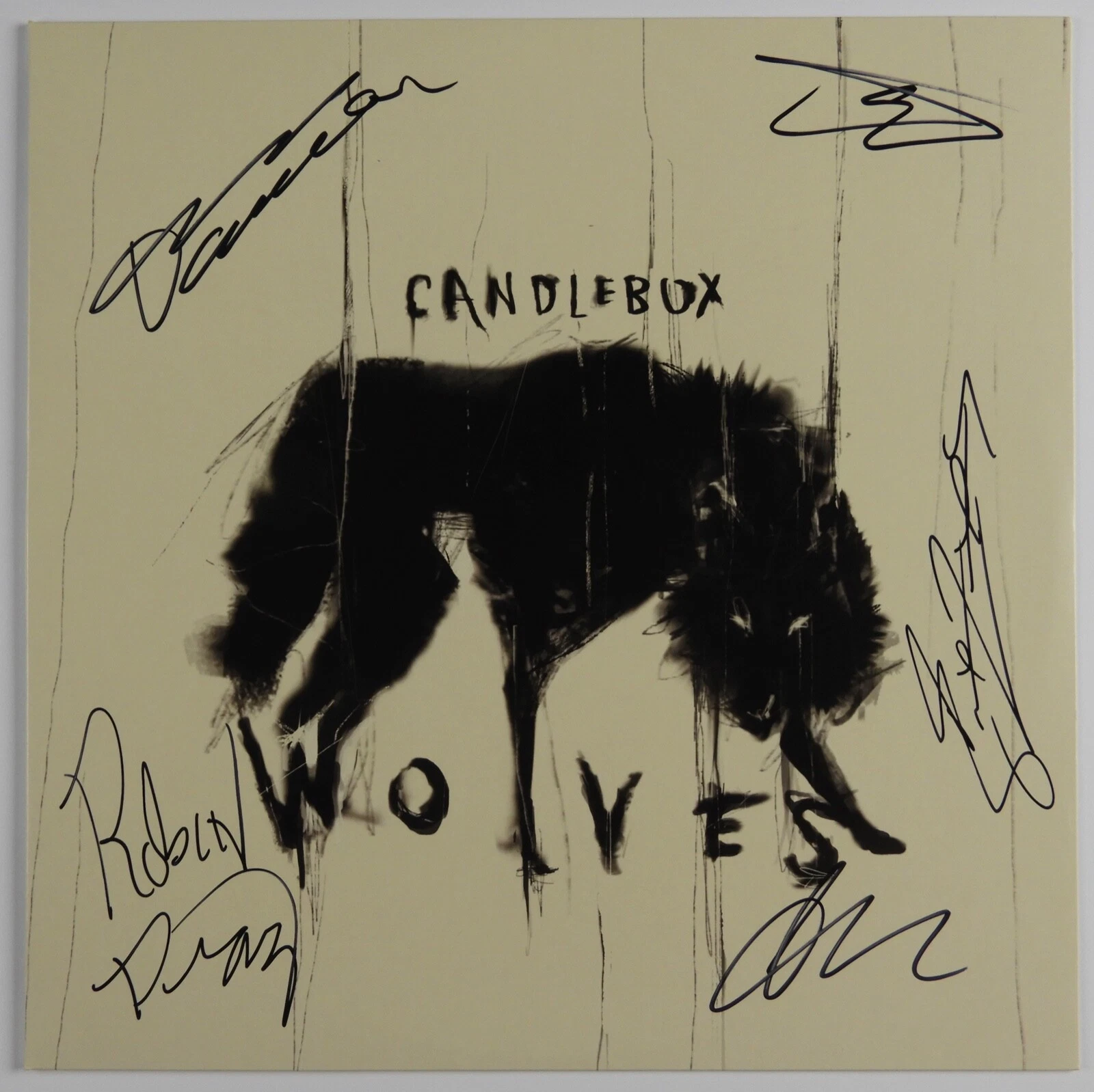 Candlebox JSA Fully Autograph Signed Record Album Vinyl Wolves