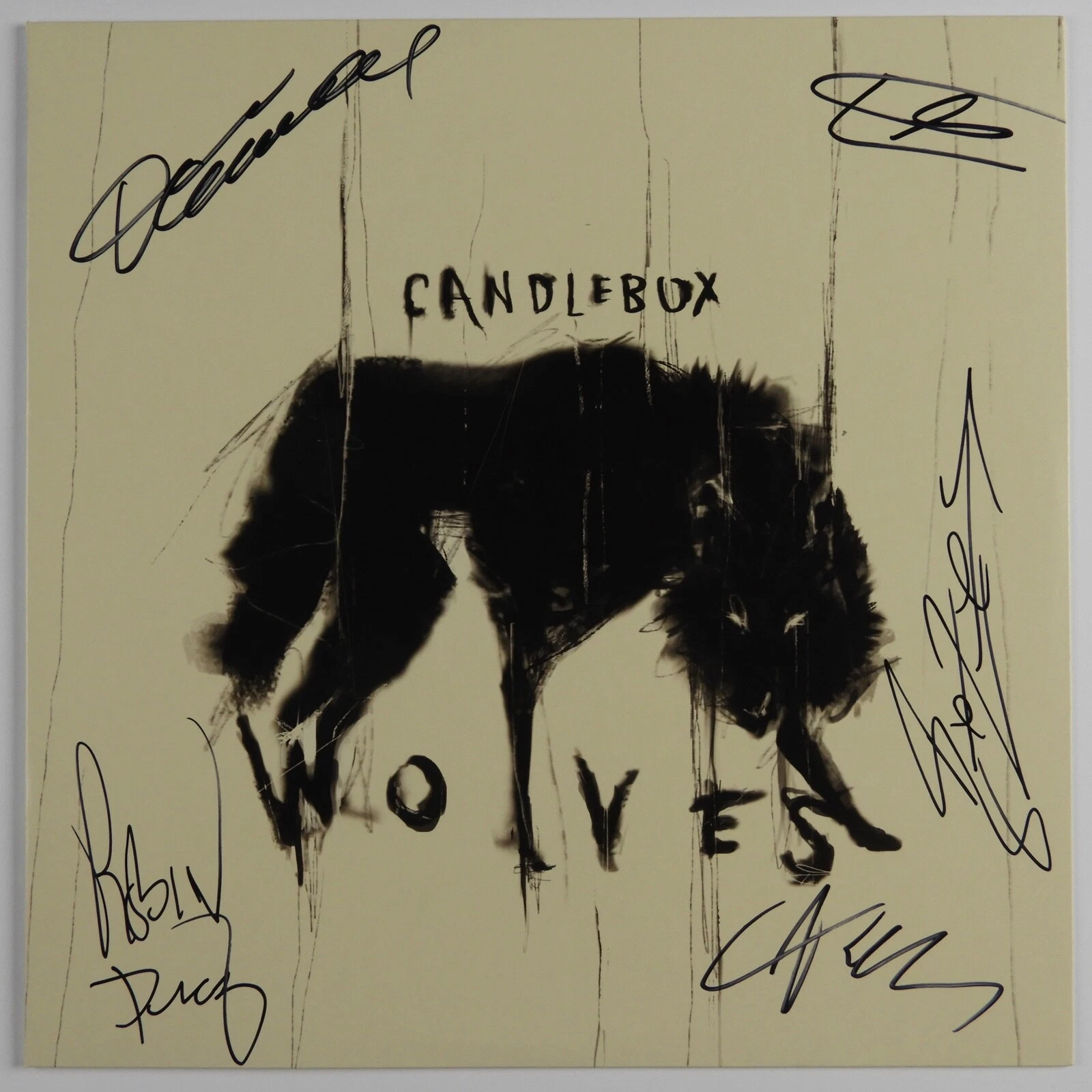 Candlebox JSA Fully Autograph Signed Record Album Vinyl Wolves