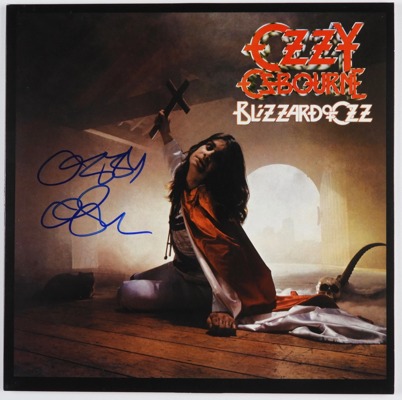 Ozzy Osbourne Autograph Beckett Signed Album Blizzard Of Oz