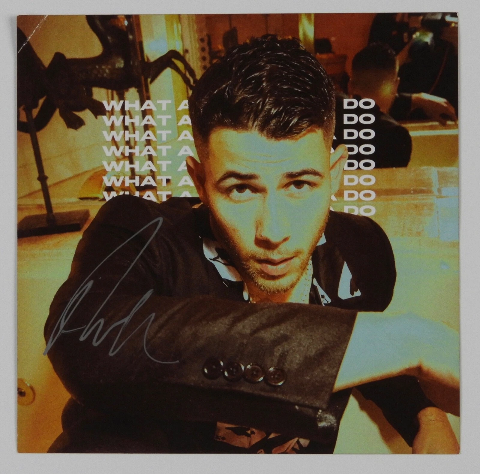 Nick Jonas JSA Signed Autograph CD What A Man Gotta Do