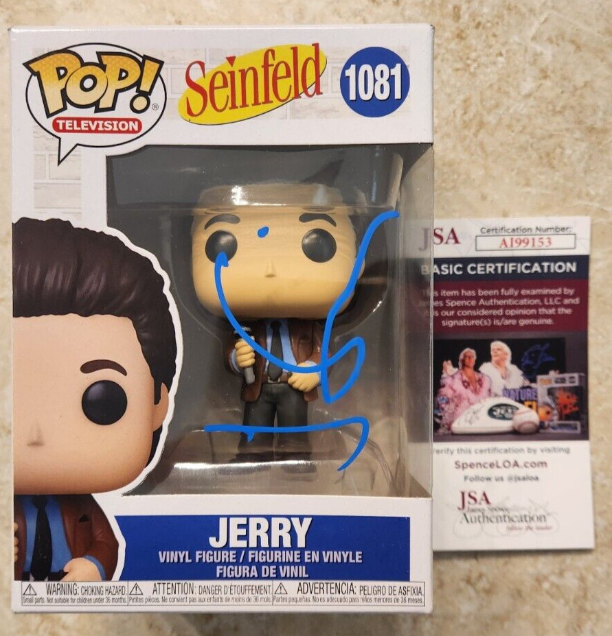 Jerry Seinfeld Signed Funko Pop! #1081 w/ JSA COA#AI99153