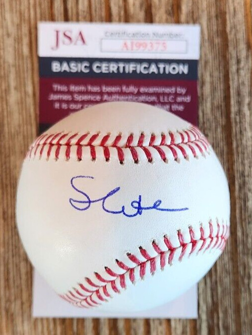 Savannah Guthrie Signed OMLB Baseball JSA COA #AI99375 NBC News Today