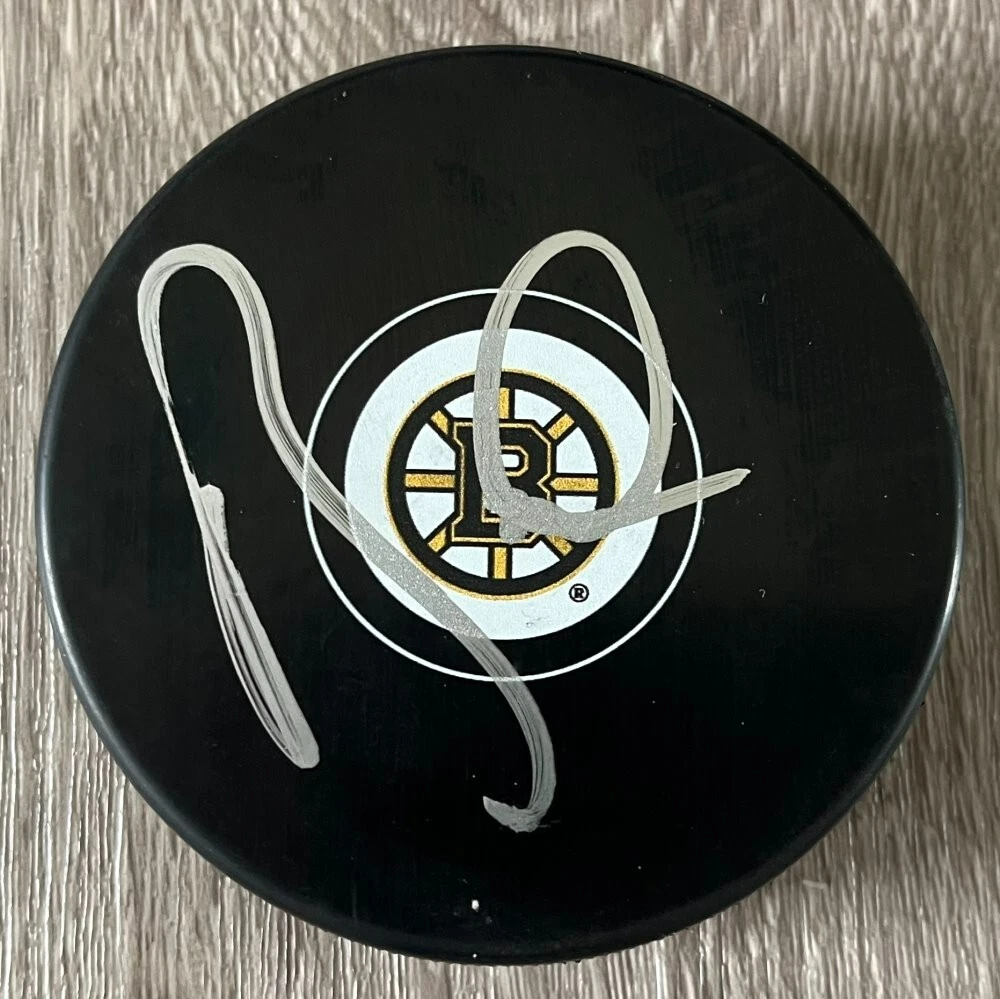 BRUCE CASSIDY SIGNED AUTOGRAPH BOSTON BRUINS OFFICIAL NHL PUCK w/EXACT PROOF