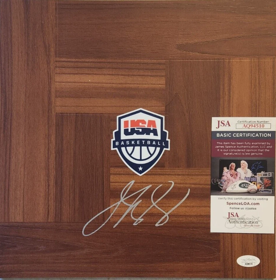 Jason Kidd Signed Floorboard w/ JSA COA #AQ94510 Team USA Dallas Mavericks Nets