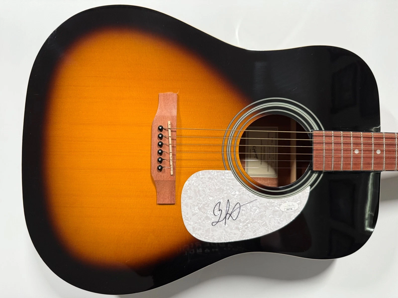 Brad Paisley JSA Autograph Signed Guitar Epiphone Acoustic