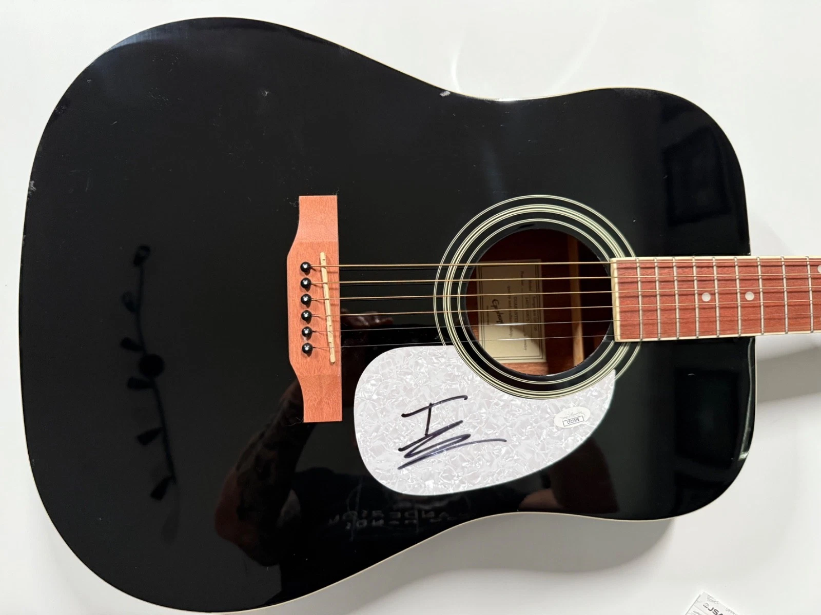Ian Munsick JSA Autograph Signed Guitar Epiphone Acoustic