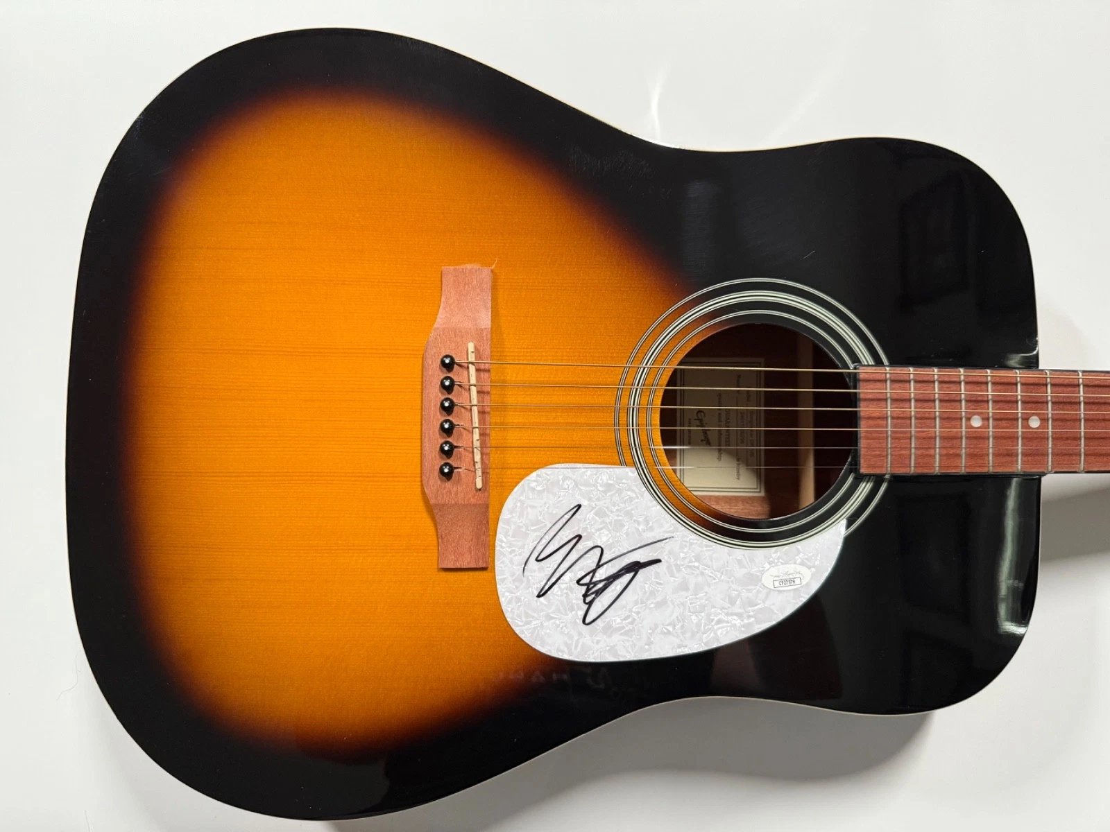Ella Langley JSA Autograph Signed Guitar Epiphone Acoustic