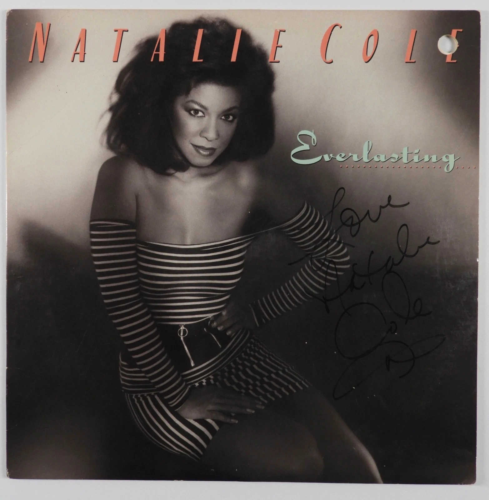 Natalie Cole Signed Autograph Record Album JSA Vinyl Everlasting