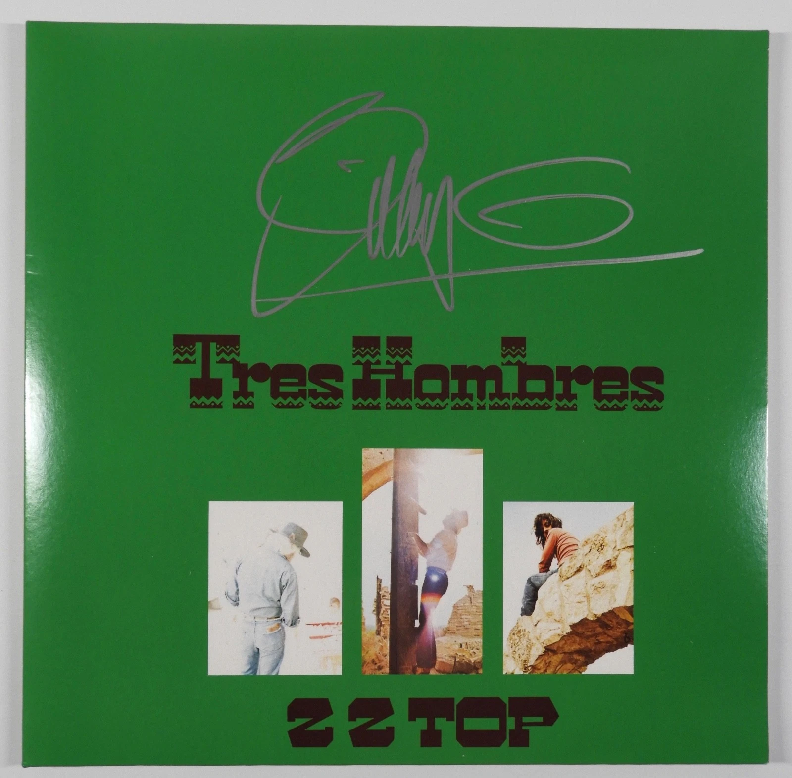 ZZ Top Billy Gibbons JSA Signed Autograph Record Album Vinyl Tres Hombres