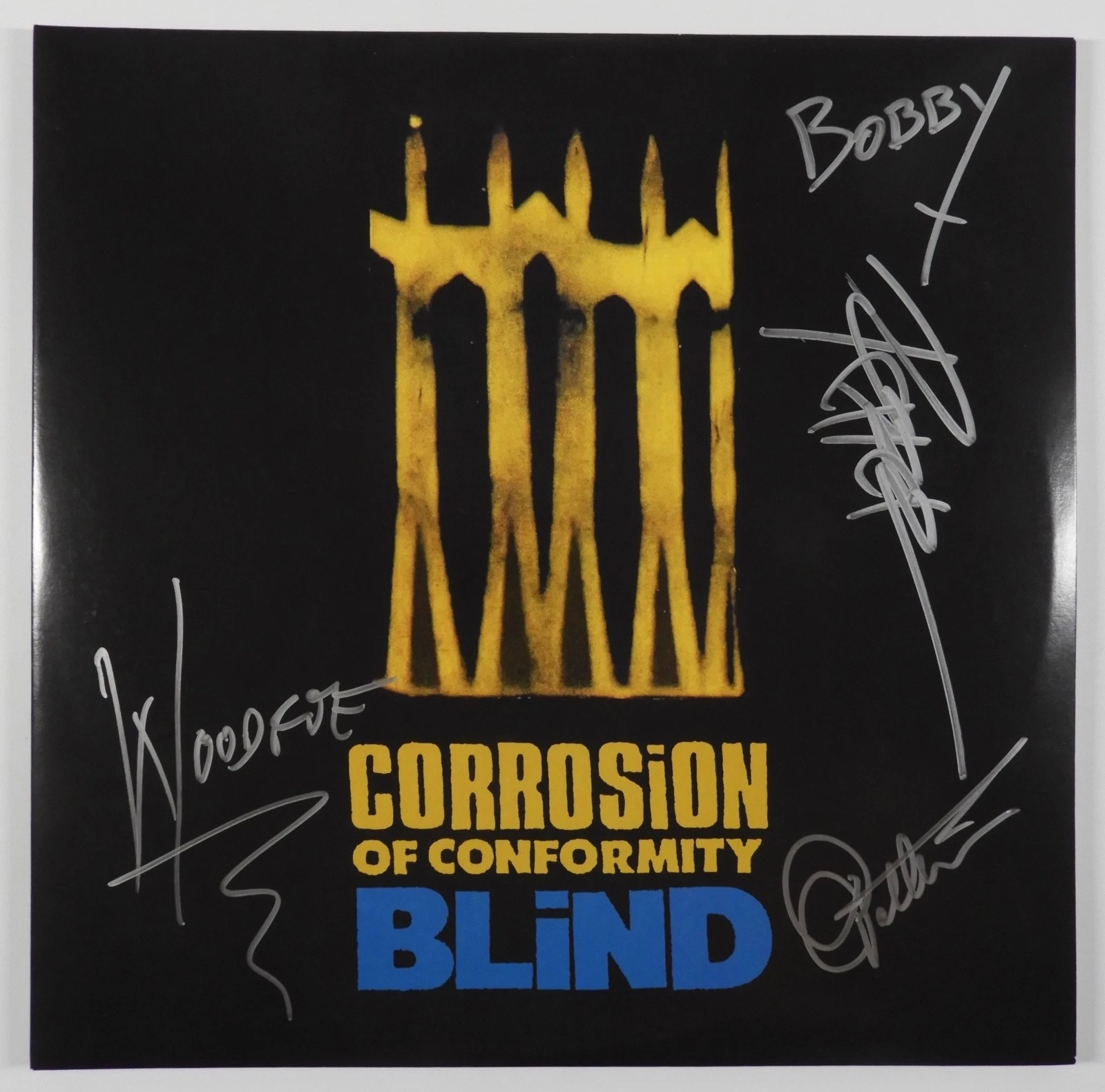 Corrosion Of Conformity JSA Signed Autograph Record Album Vinyl Blind