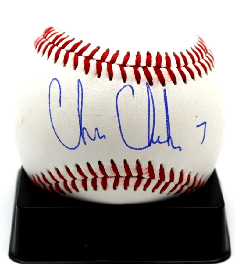 Chris Chelios Signed Minor League Baseball Chicago Blackhawks w/Beckett BT56243