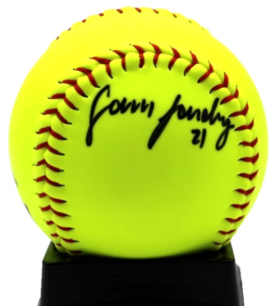 Sam Landry Signed Volts Oklahoma AUSL USA Softball w/Beckett BAS COA BU41312