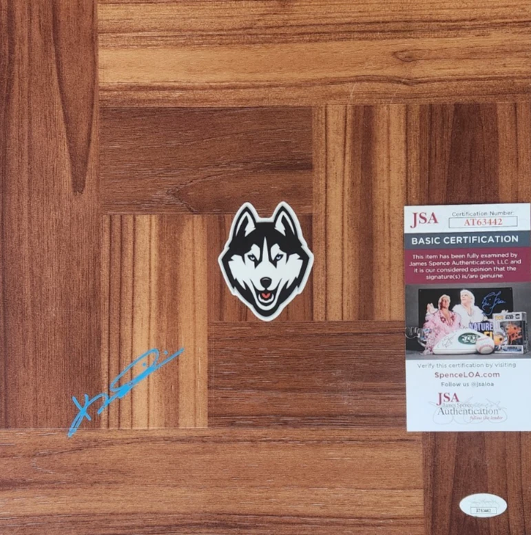 Kevin Ollie Signed Floorboard w/ JSA COA #AT63442 UConn Huskies