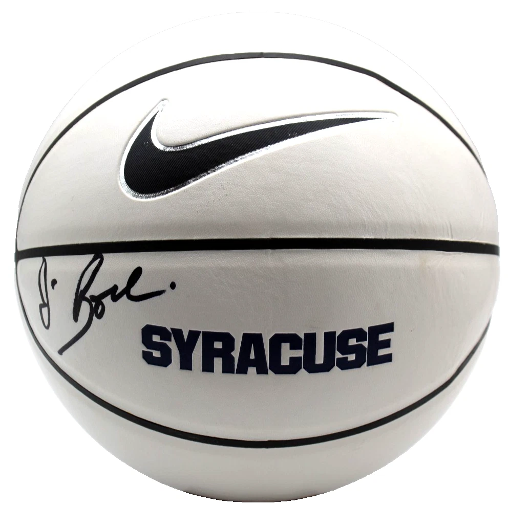 Jim Boeheim Signed Syracuse Orange Nike Logo Basketball W/Beckett COA BT56234