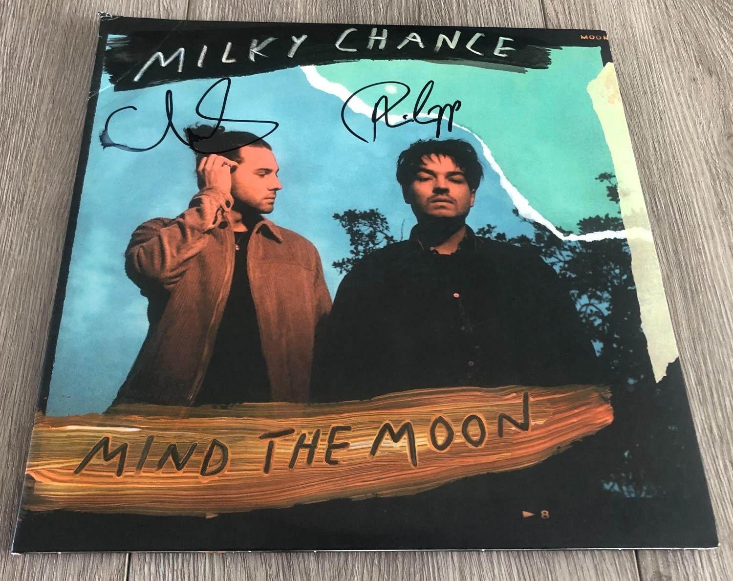 MILKY CHANCE SIGNED AUTOGRAPH MIND THE MOON VINYL RECORD ALBUM & BECKETT BAS COA