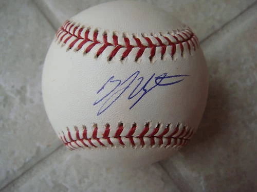 B.J .UPTON TAMPA BAY RAYS SIGNED OFFICIAL ML BALL