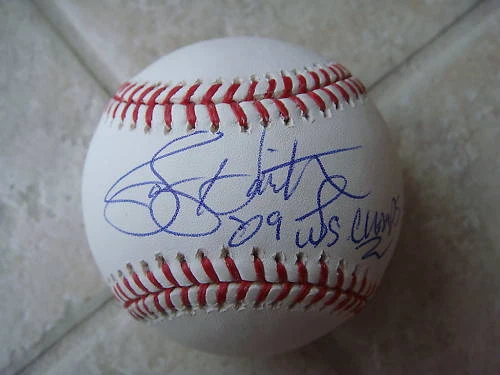 JERRY HAIRSTON 09 WS CHAMPS SIGNED OFFICIAL ML BALL COA