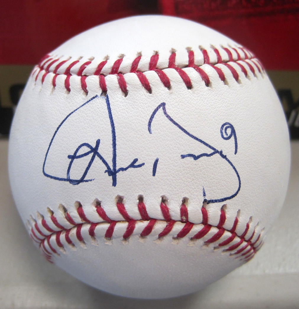 ANTONIO PEREZ LOS ANGELES DODGERS AUTOGRAPHED SIGNED MAJOR LEAGUE BASEBALL W/COA