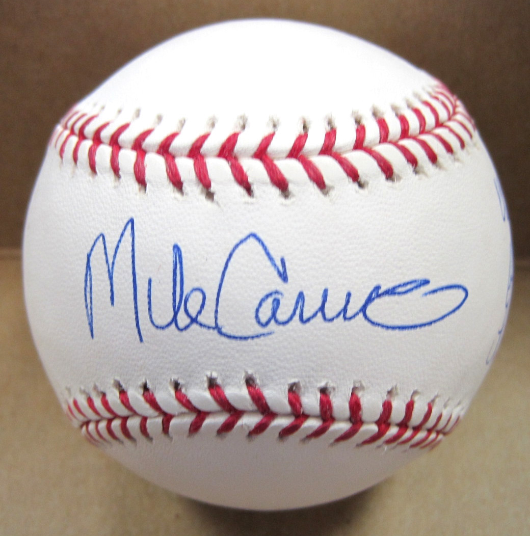 MIKE CARUSO CHICAGO WHITE SOX SIGNED AUTOGRAPHED M.L.BASEBALL W/COA