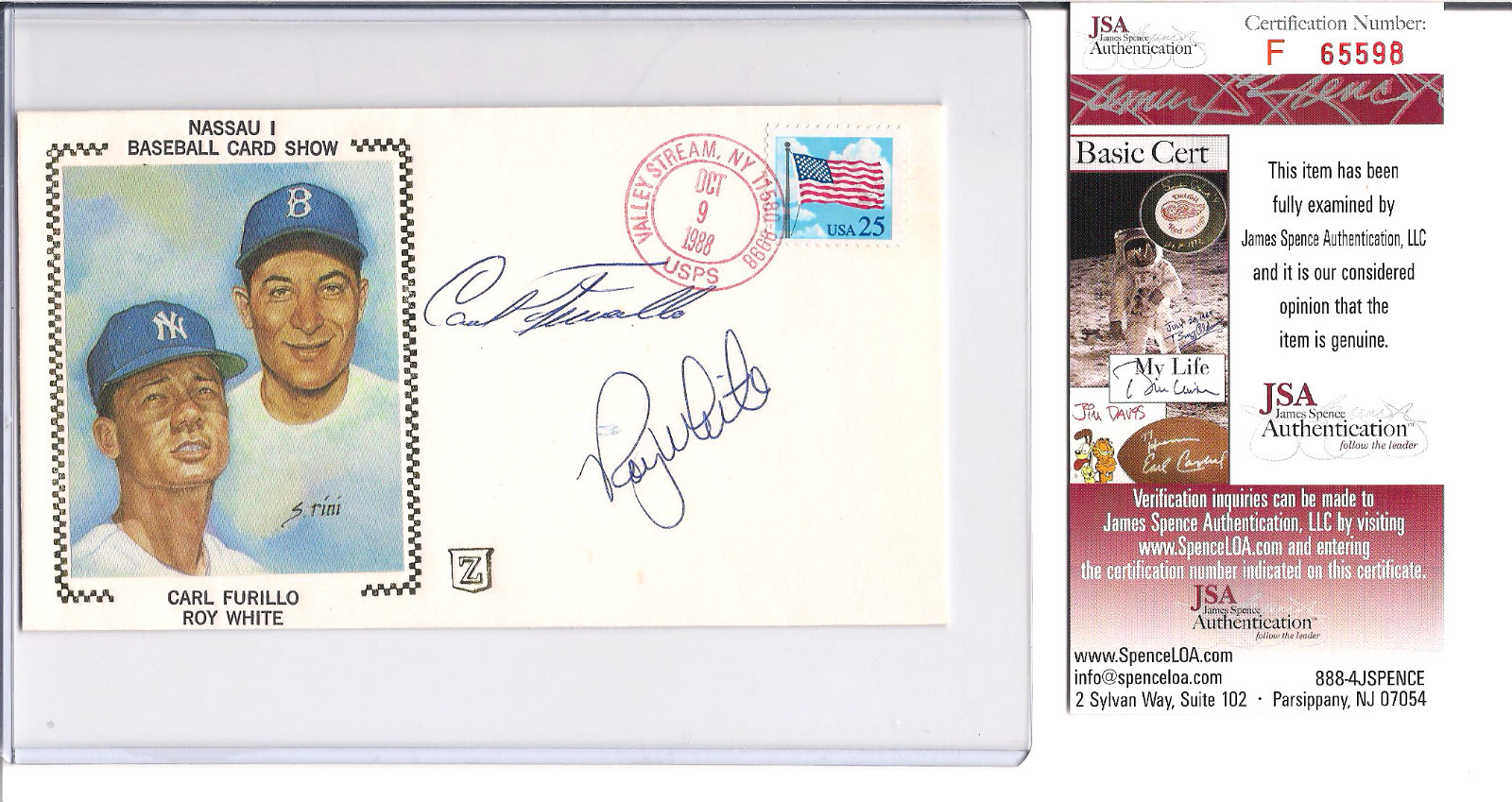 ROY WHITE & CARL FURILLO SIGNED 