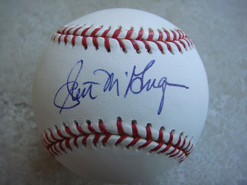 SCOTT MCGREGOR BALT. ORIOLES SIGNED OFFICIAL ML BALL