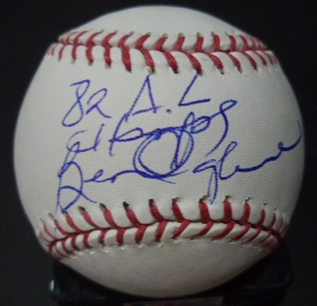 BEN OGLIVIE 82 AL CHAMPS BREWERS SIGNED AUTOGRAPHED ROMLB BASEBALL W/COA