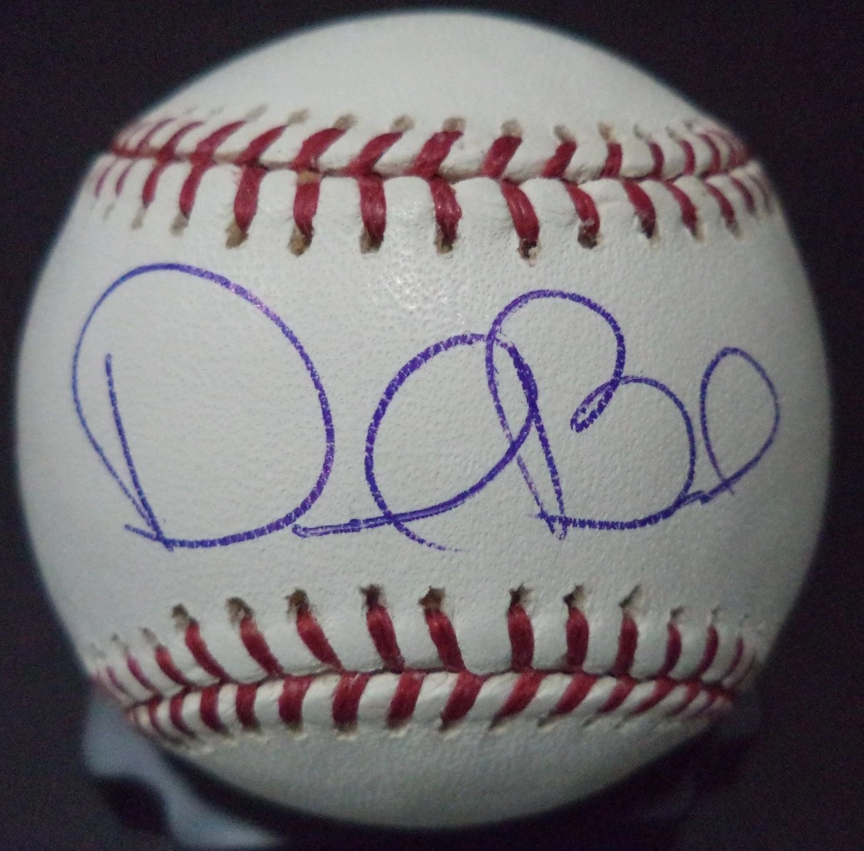 DAVE BUSH BREWERS/PADRES SIGNED AUTOGRAPHED ROMLB BASEBALL W/COA