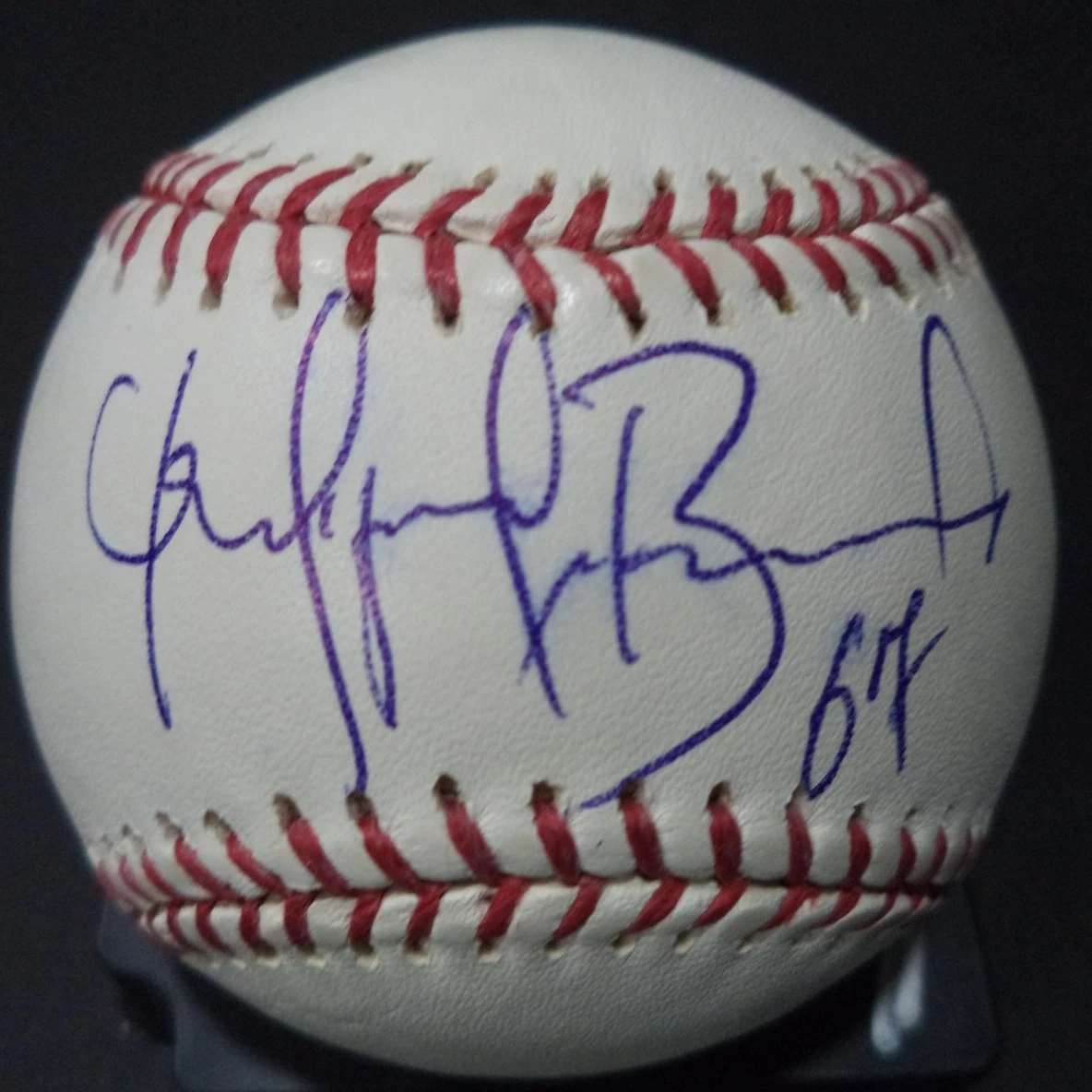MIGUEL BERNARD SAN FRANCISCO GIANTS SIGNED AUTOGRAPHED ROMLB BASEBALL W/COA