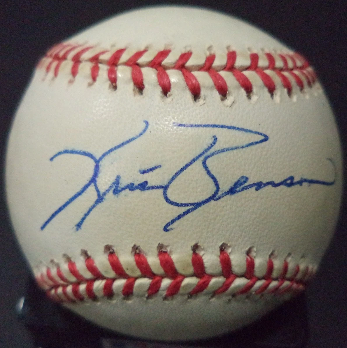 KRIS BENSON PIRATES/METS SIGNED AUTOGRAPHED N.L. BASEBALL W/COA