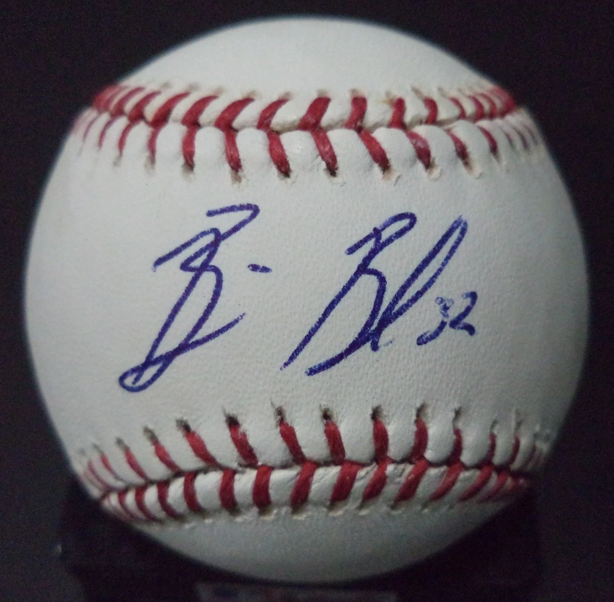 BRIAN BUSCHER MINNESOTA TWINS AUTOGRAPHED SIGNED ROMLB BASEBALL W/COA