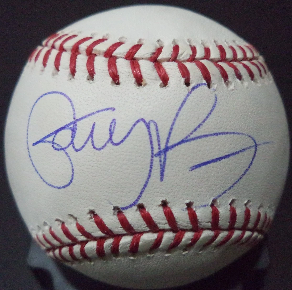 GARY BROWN SAN FRANCISCO GIANTS SIGNED AUTOGRAPHED ROMLB  BASEBALL W/COA