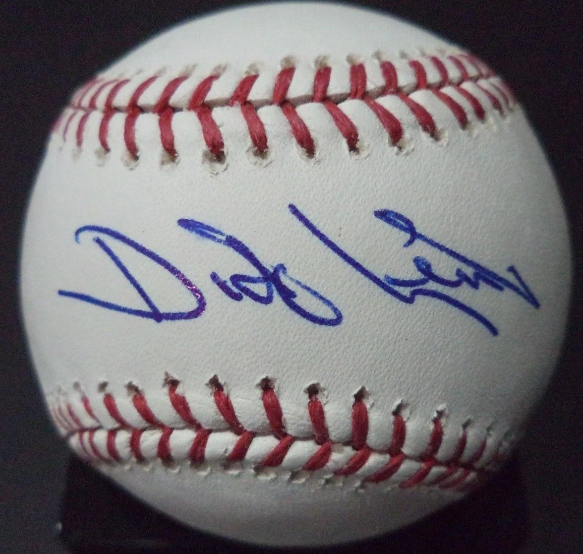 DICK LINES WASHINGTON SENATORS SIGNED AUTOGRAPHED ROMLB BASEBALL W/COA