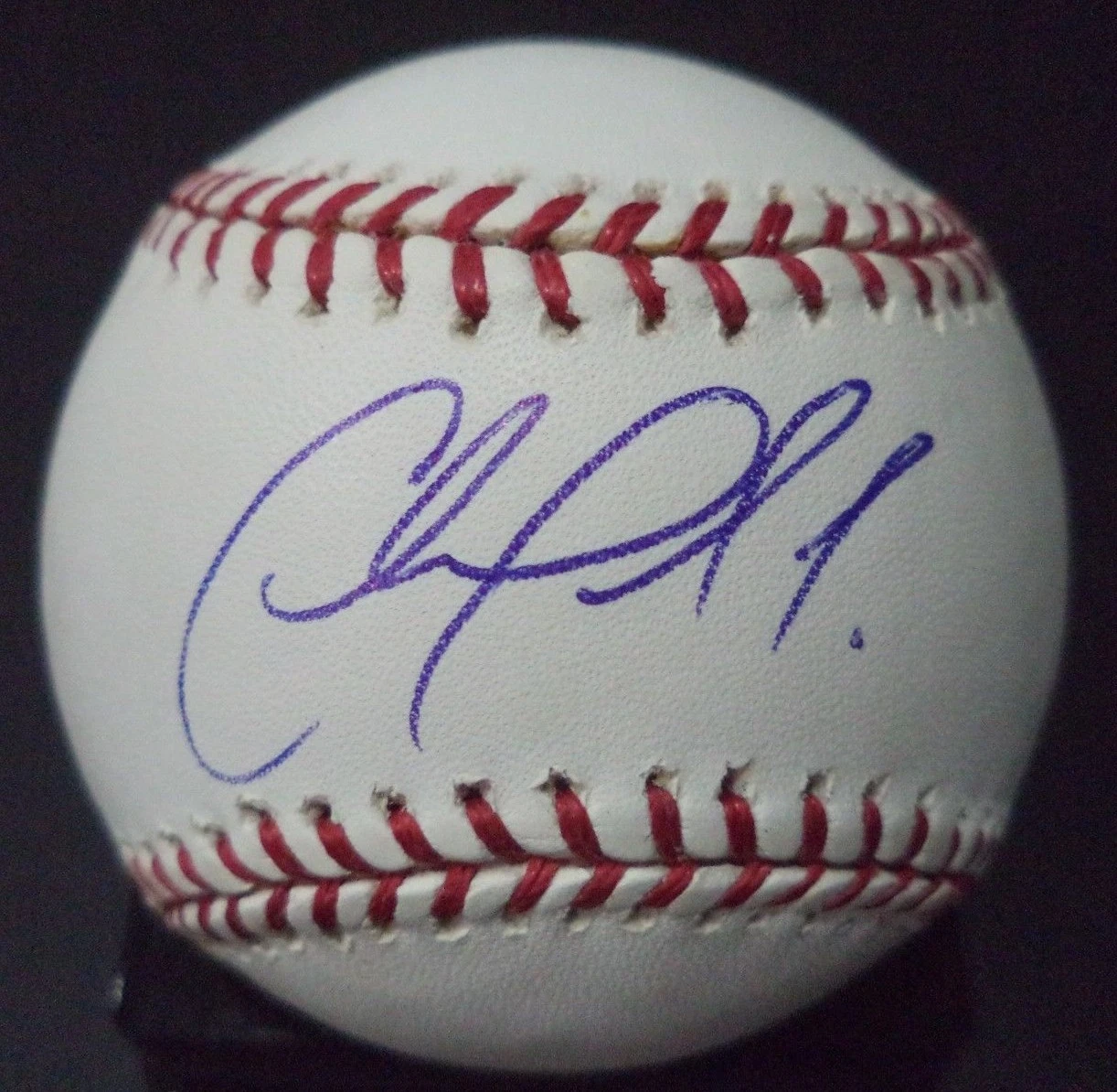 CHRIS LUBANSKI KANSAS CITY ROYALS SIGNED AUTOGRAPHED ROMLB BASEBALL W/COA