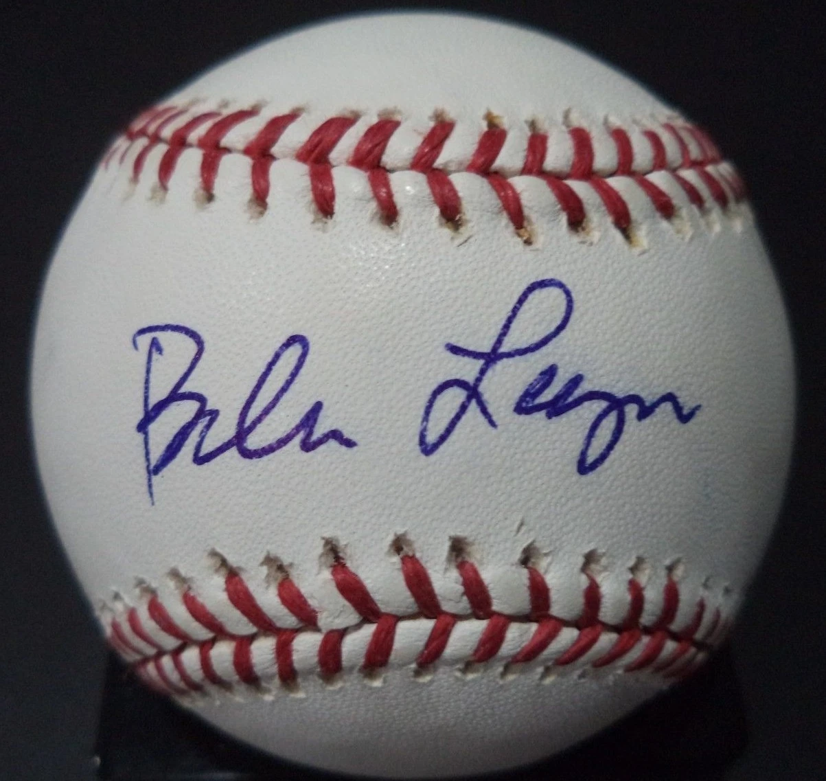 BRANDON LEAGUE LOS ANGELES DODGERS SIGNED AUTOGRAPHED MAJOR BASEBALL LEAGUE COA