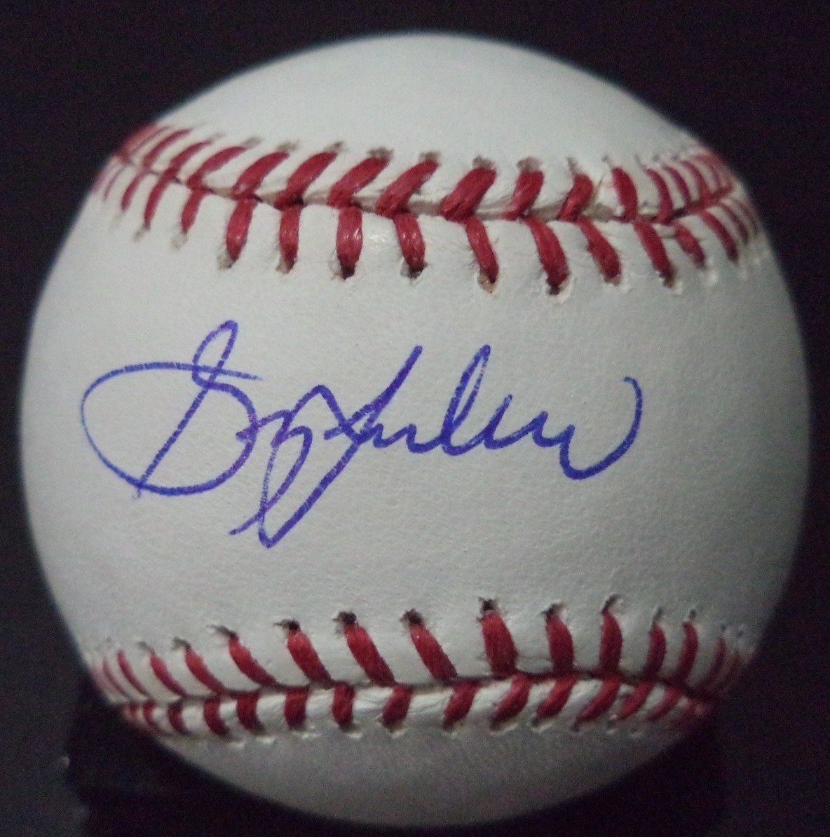 GEORGE LOMBARD BRAVES/TIGERS SIGNED AUTOGRAPHED ROMLB BASEBALL W/COA