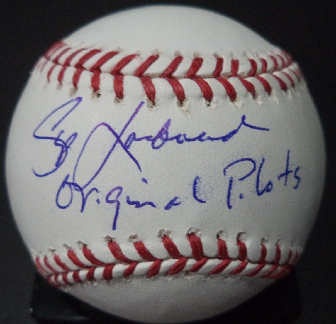 SKIP LOCKWOOD ORIGINAL PILOTS SIGNED AUTOGRAPHED ROMLB BASEBALL W/COA