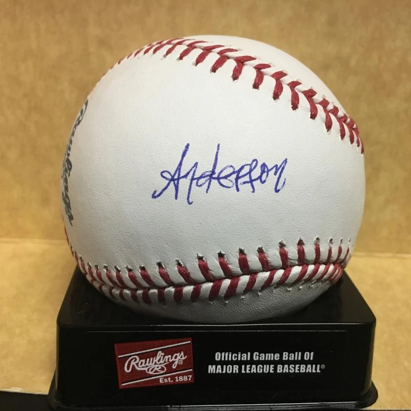 ANDERSON ESPINOZA BOSTON RED SOX M.L. SIGNED BASEBALL W/COA