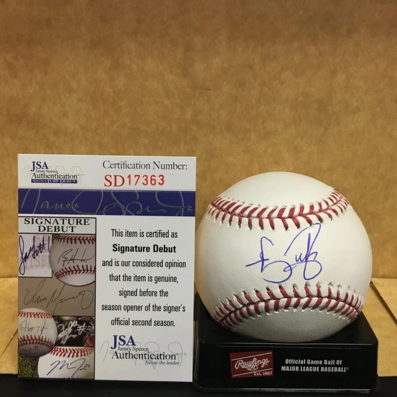 CARSON FULMER CHICAGO WHITE SOX SIGNATURE DEBUT M.L. SIGNED BASEBALL JSA SD17363
