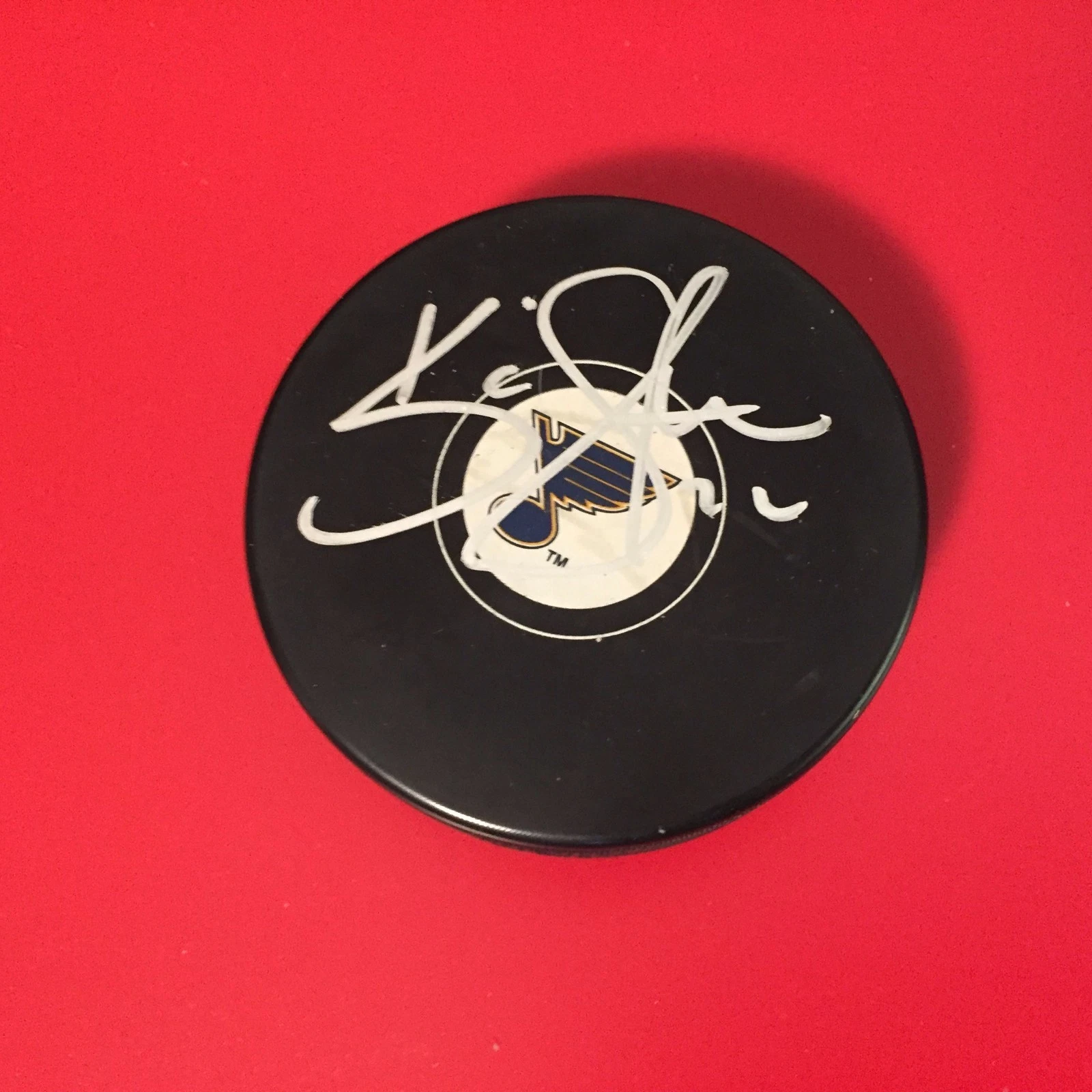 Kevin Shattenkirk St. Saint Louis Blues Signed Auto Puck