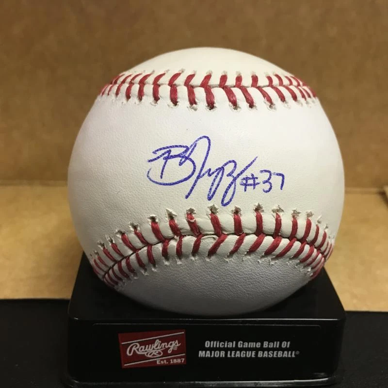 BRYTON TRAPAGNIER PIRATES/BRAVES M.L. SIGNED BASEBALL W/COA
