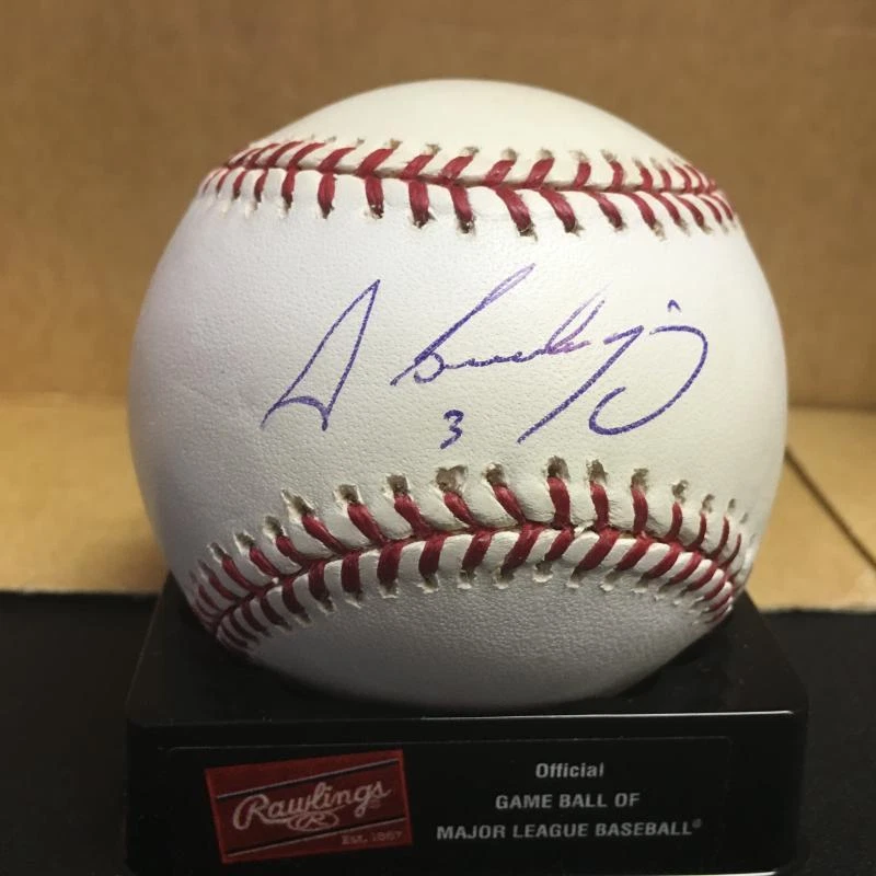 ABRAHAM NUNEZ CARDINALS/PIRATES/METS/PHILLIES M.L. SIGNED BASEBALL W/COA