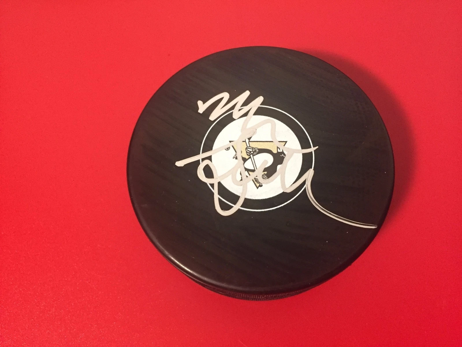 Mike Sullivan Stanley Cup Champions Penguins Signed Auto Puck Holder