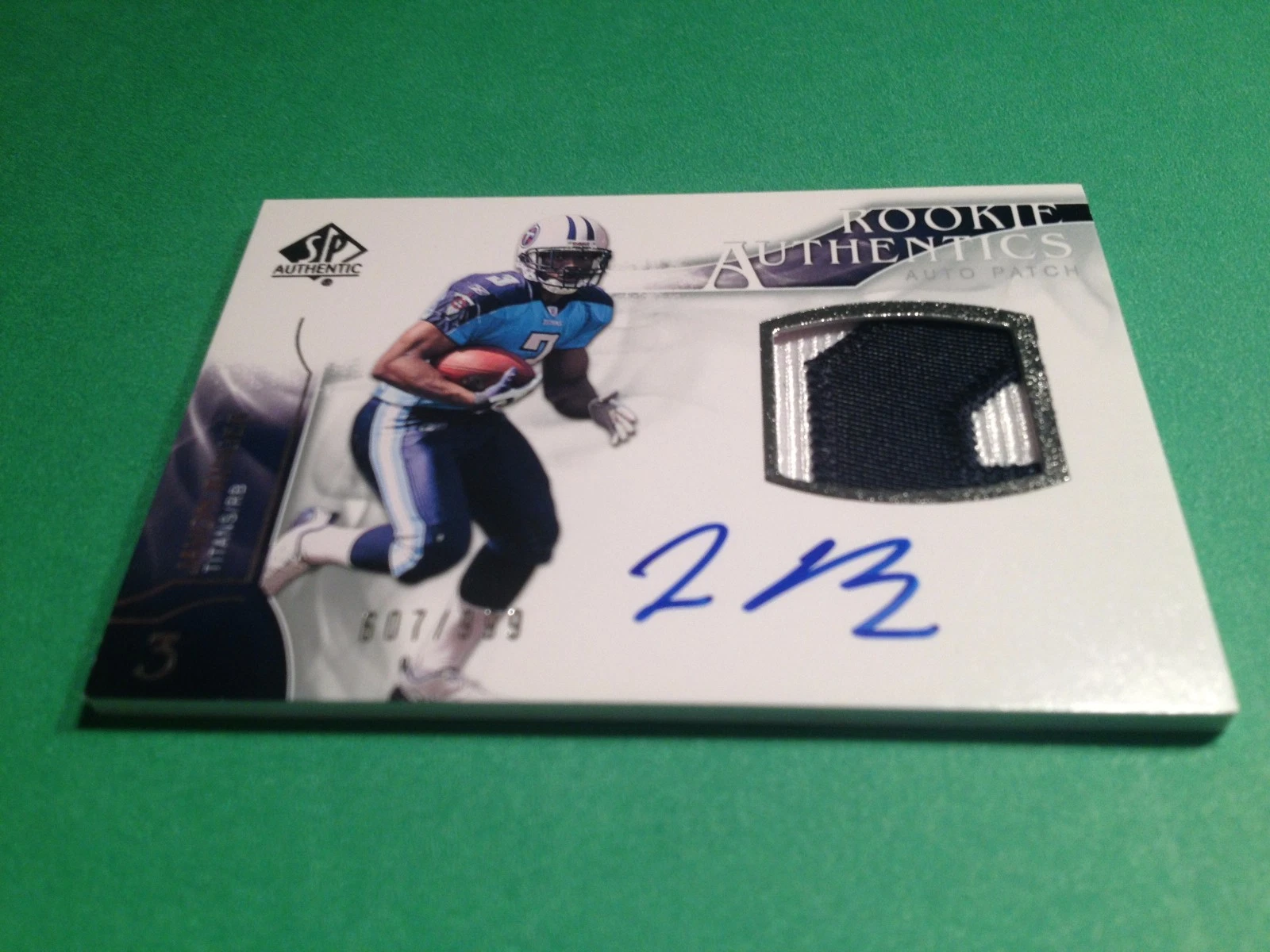 Javon Ringer 2009 SP Authentic Rookie 2-CLR Patch Jersey Auto /999