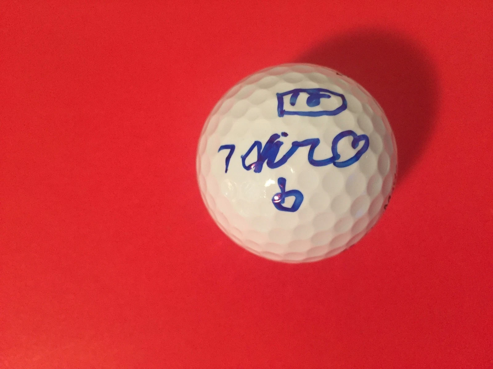 Hiroshi Iwata Japan GOLF Signed Auto Taylor Made Ball