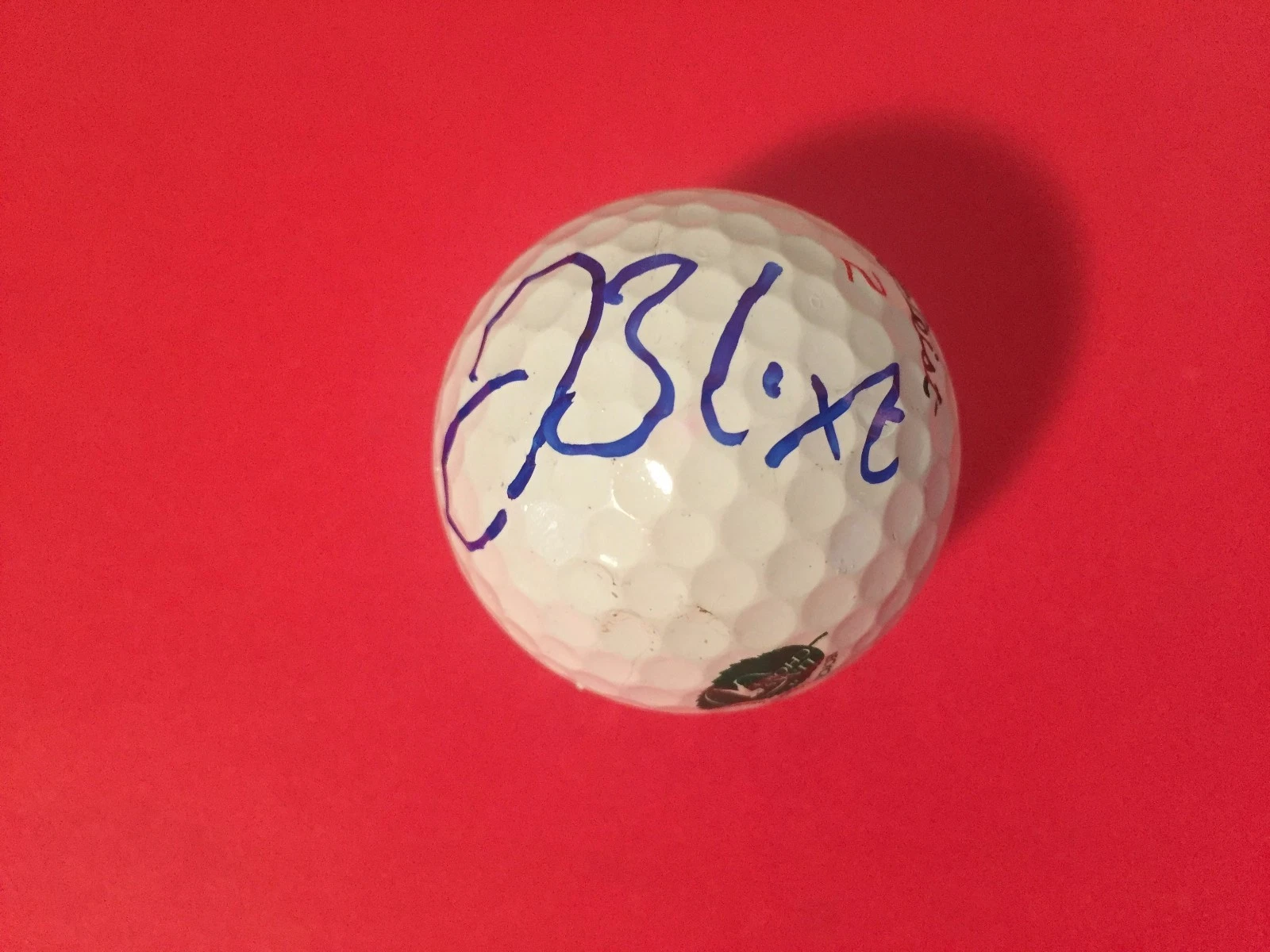 Jonas Blixt GOLF Signed Auto Titleist Ball